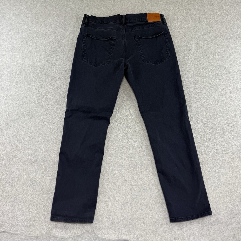 Lucky Brand Pants Mens 36x32 Navy Blue Stretch Chino Casual Preppy Business EUC